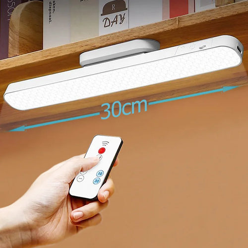 Magnetic LED Cabinet Light – USB Rechargeable, 3 Color Modes, Remote & Touch Control