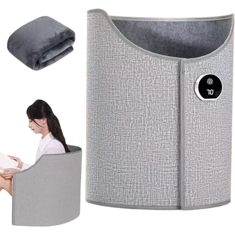 Under Desk Leg & Foot Warmer with Thermostat, LCD Display & Auto Shut-Off