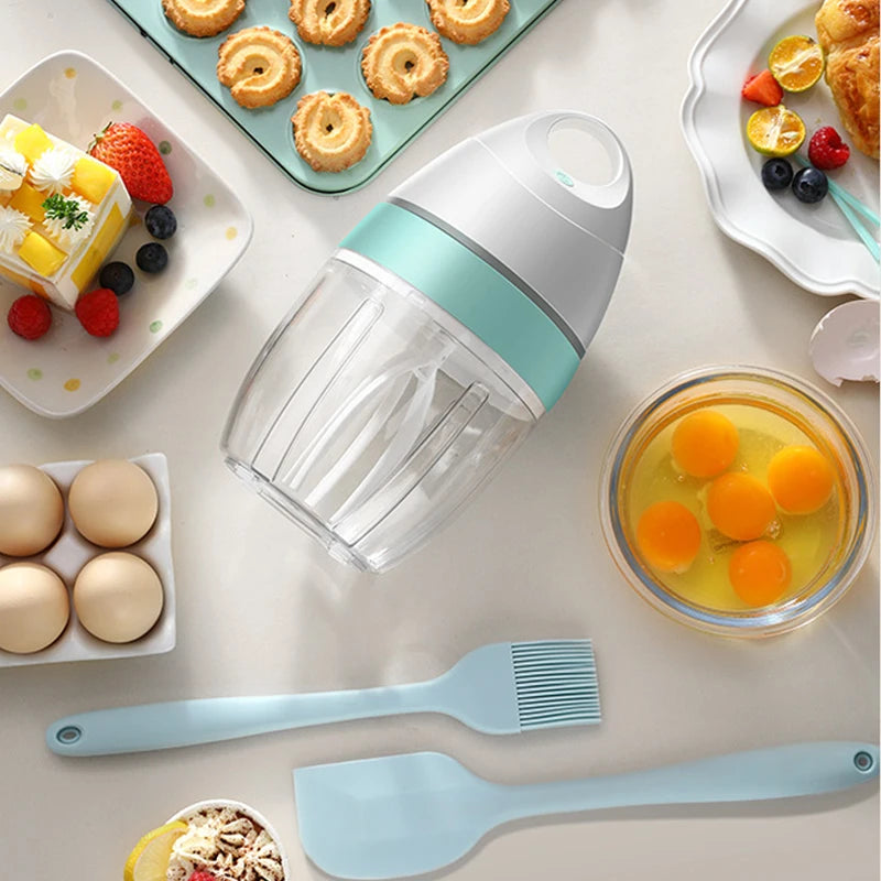 Electric Milk Frother & Whisk – USB Rechargeable Handheld Mixer