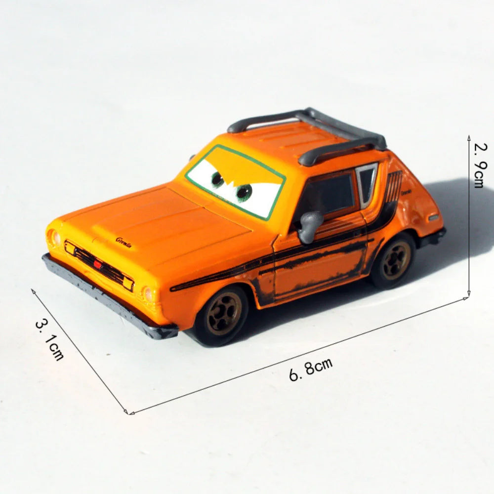 Disney Pixar Cars 4 Lightning McQueen Fillmore 1:55 Die Cast Toy Car