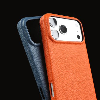 With Lanyard Genuine Leather iPhone Case