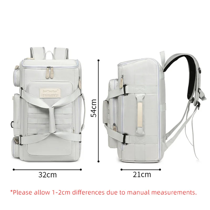Large Capacity Gym & Travel Backpack – Wet Dry Separation Sports Bag