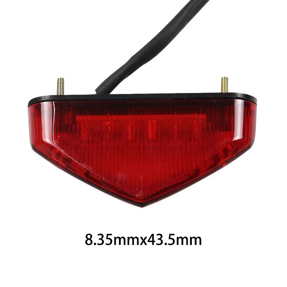 Motorcycle LED Tail Light – Universal Brake & License Plate Lamp 12V