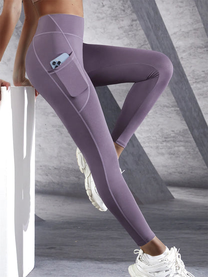 Women's High Waist Leggings with Pockets – Push Up Yoga Pants