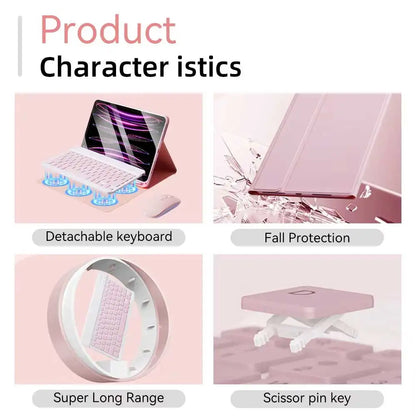 iPad Keyboard Case with Backlight & Touchpad – All Models
