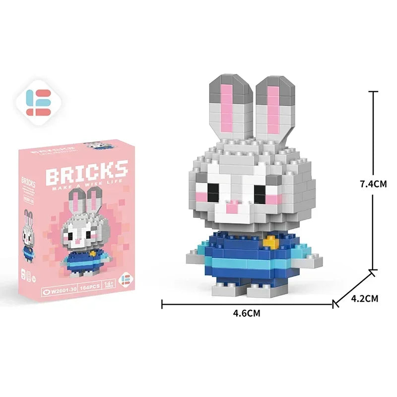 Mini Building Blocks Cartoon Character Figure – Tsum Tsum Style
