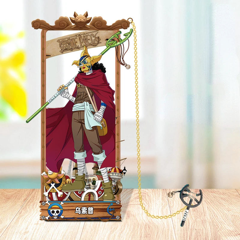 One Piece Cartoon Character Metal Bookmark