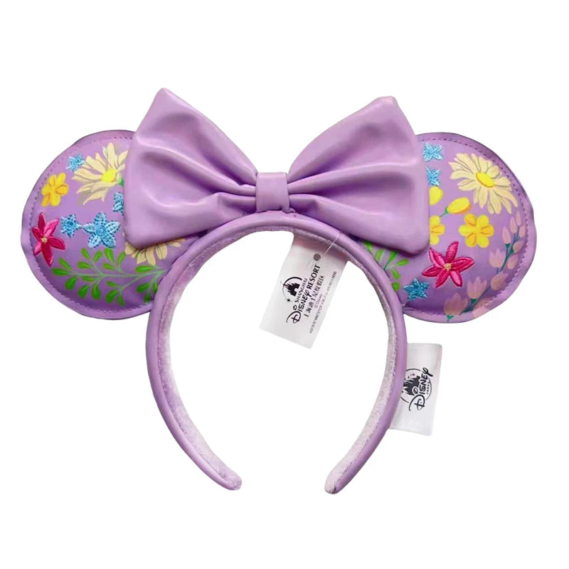 Disney Minnie Mouse Ears Headband – Sequin Bow Princess & Villain Styles