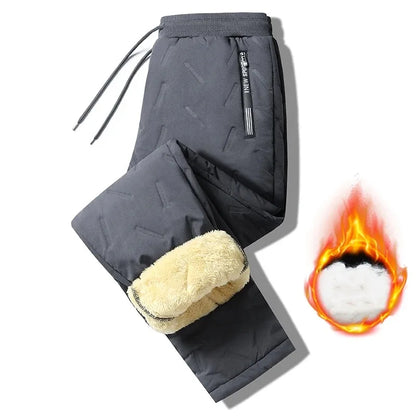 Women's Fleece-Lined Winter Pants – Warm Thickened Trousers