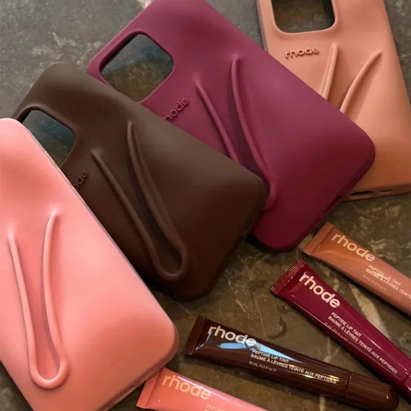 Rhode Lipstick Soft Silicone iPhone Case