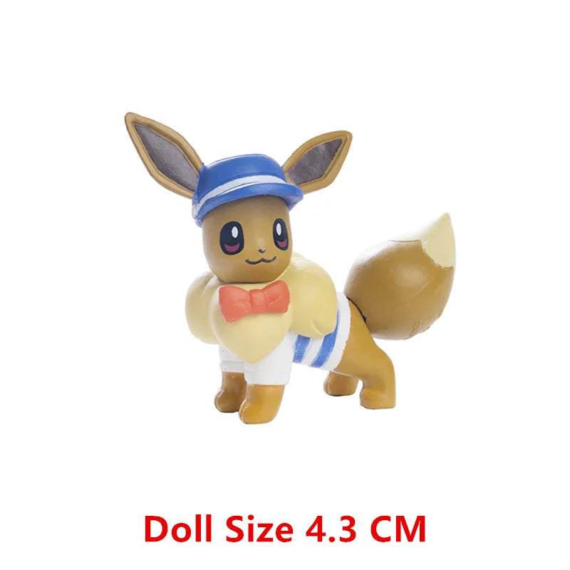 Pokémon Gengar Pikachu Eevee Greninja Mewtwo Action Figure Collection