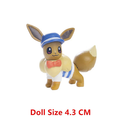 Pokémon Gengar Pikachu Eevee Greninja Mewtwo Action Figure Collection