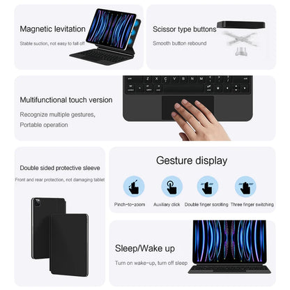 iPad Magic Keyboard Case with Touchpad – Backlit, Fits Pro, Air, 10th Gen & More