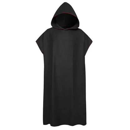 Surf Poncho Changing Towel – Hooded Microfiber Beach Robe for Adults