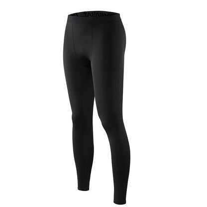 Men's Compression Leggings – Dry Fit Gym Training Tights