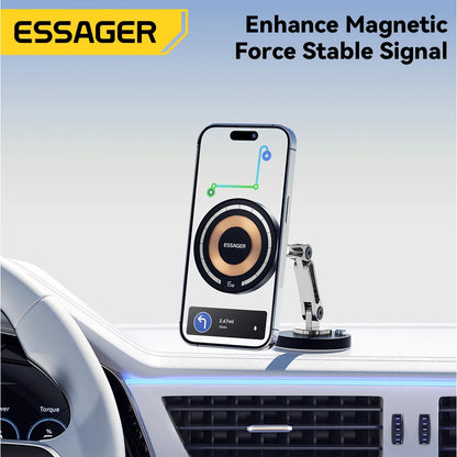 Essager Magnetic Car Phone Holder & 15W Wireless Charger – MagSafe