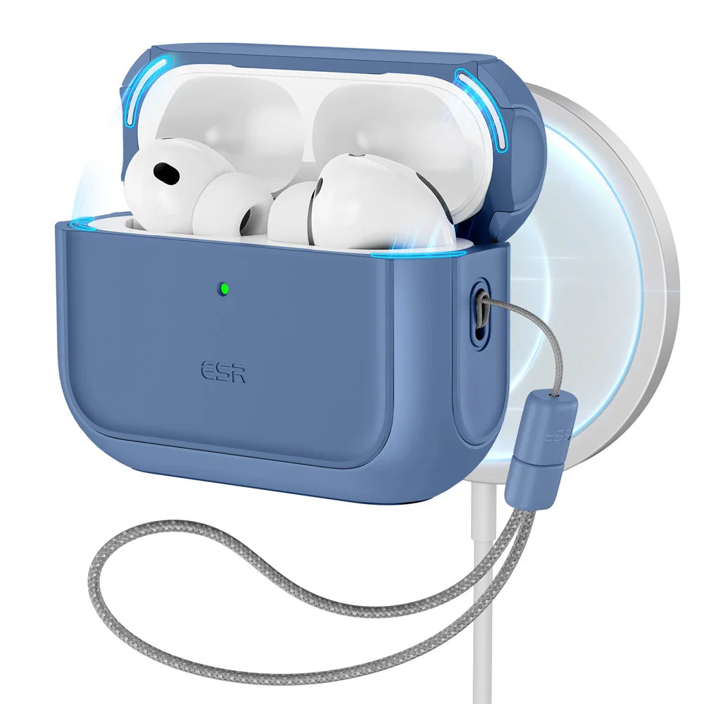 ESR AirPods Pro Case – Heavy-Duty Drop Protection with Carabiner Clip