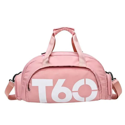 T60 Sports Gym Bag with Dry Wet Separation – Large Capacity