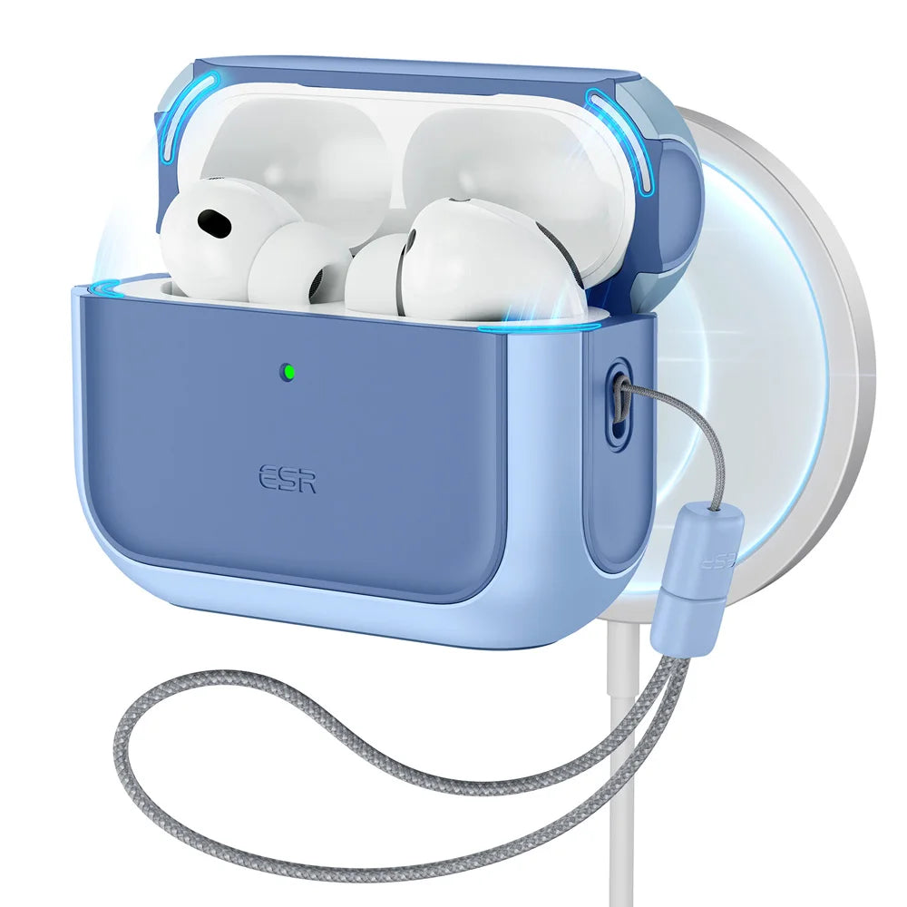 ESR AirPods Pro Case – Heavy-Duty Drop Protection with Carabiner Clip