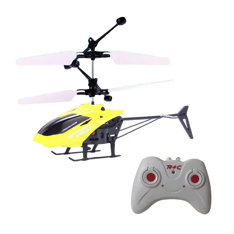 RC Mini Helicopter Toy – Rechargeable Remote Control Aircraft for Kids