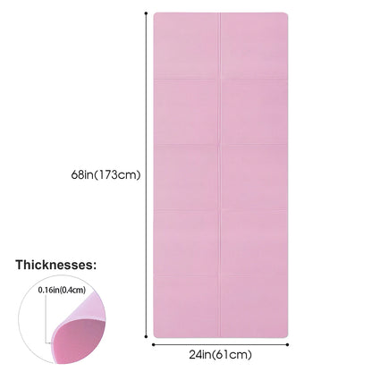 Anti-Slip EVA Yoga Mat 4mm – Fitness, Pilates & Gymnastics