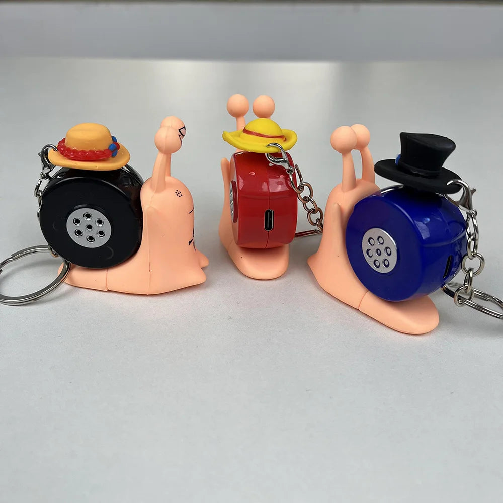 One Piece Den Den Mushi Sound Recording Snail Phone Toy