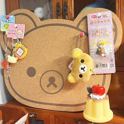 Rilakkuma Bear Felt Wall Panel – Kids Room Decor 9.4x11.8in