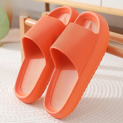 Cloud Slide Slippers – EVA Thick Sole, Height Increasing, Indoor Home