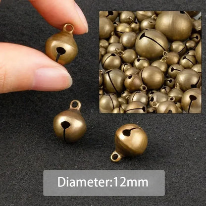 Bronze Metal Jingle Bells for DIY Crafts & Christmas Decor