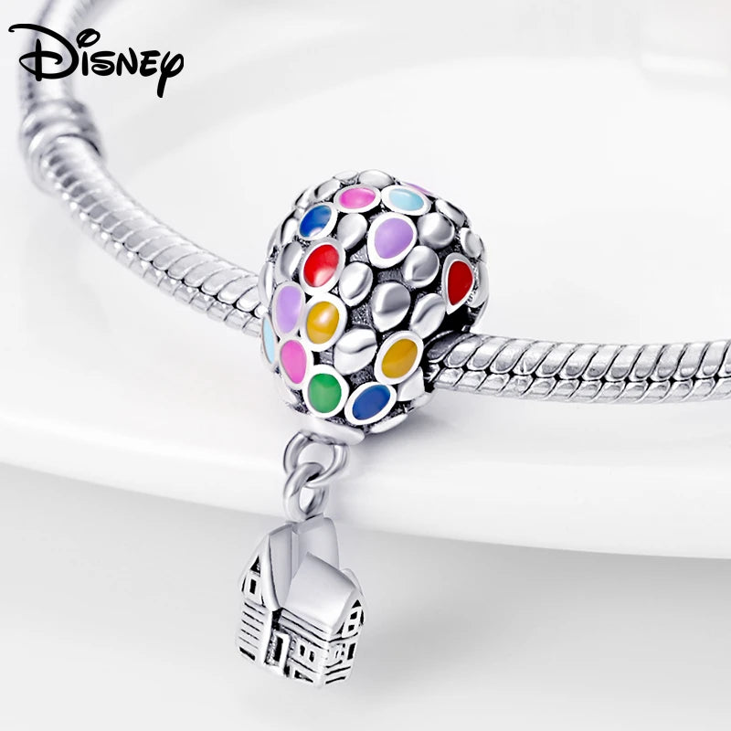 Disney S925 Silver Princess Charm Bead – Fits Pandora Bracelet & Necklace