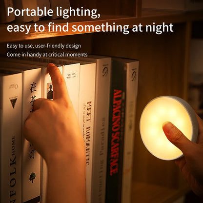Motion Sensor LED Night Light – Rechargeable Cabinet & Wall Lamp