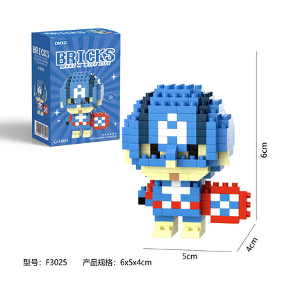 Superhero Mini Building Blocks Figure – Marvel Character Brick Toy