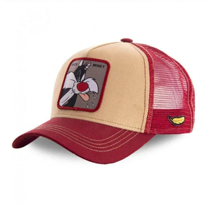 Cartoon Anime Trucker Cap – Unisex Adjustable Baseball Hat