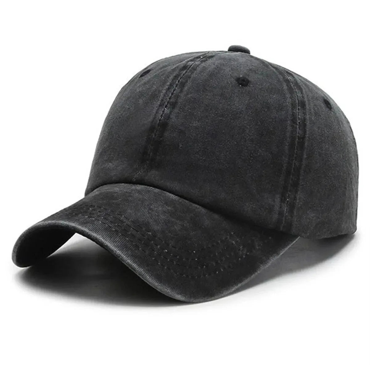 Streetwear Baseball Cap – Unisex Solid Color Cotton Hat