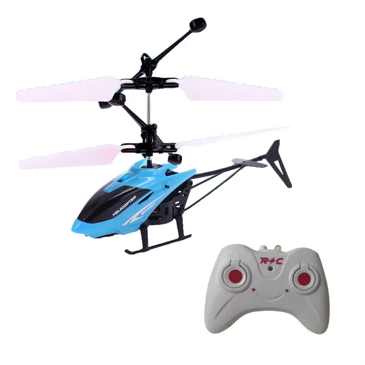 RC Mini Helicopter Toy – Rechargeable Remote Control Aircraft for Kids