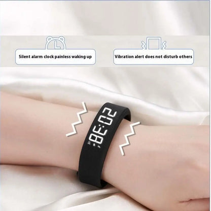 LED Digital Smart Bracelet Watch with Pedometer & Alarm