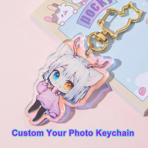 Custom Acrylic Keychain – Personalized Photo & Logo Design