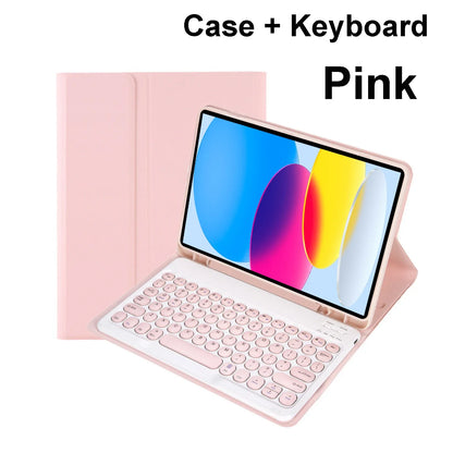 iPad Bluetooth Keyboard Case with Touchpad – 11th Gen, A16, Multi-Language