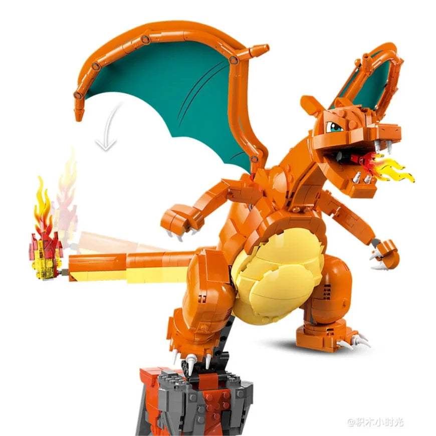 6838 Piece Elf Frog Fire Dragon and Water Turtle Building Block Set