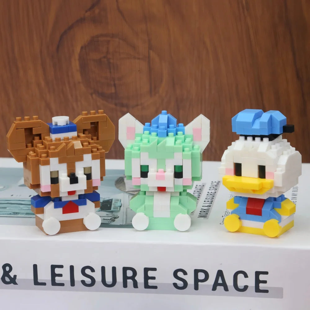 Cartoon Character Mini Building Blocks Set – DIY Brick Figures