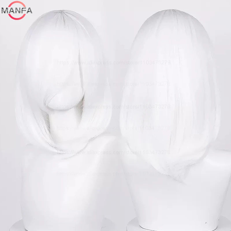 Anime Cosplay Bob Wig with Bangs – 40cm Heat Resistant, 54 Colors
