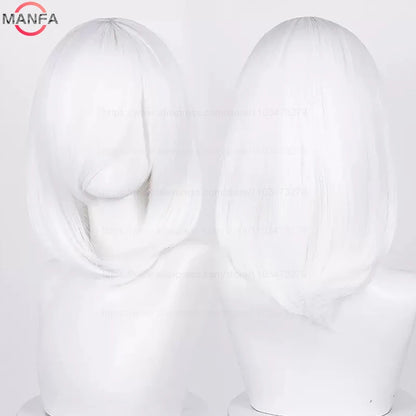 Anime Cosplay Bob Wig with Bangs – 40cm Heat Resistant, 54 Colors