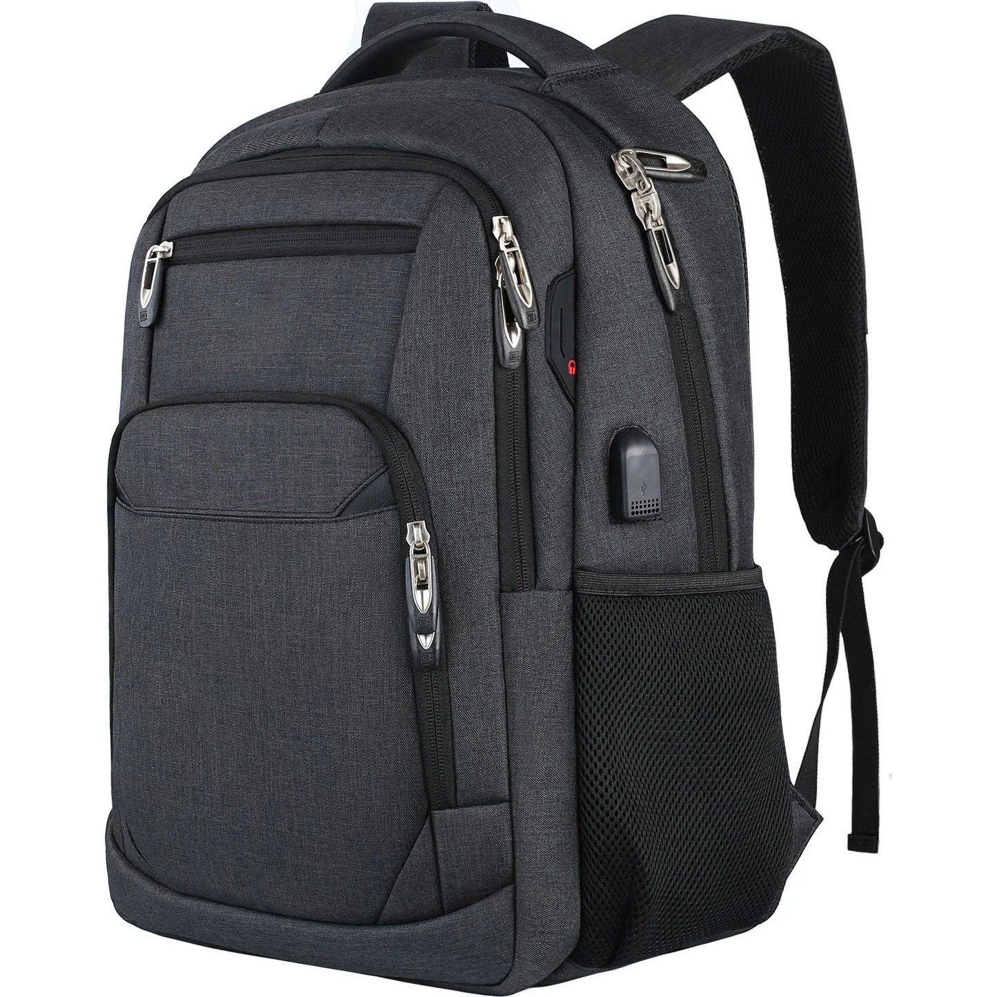 Large Capacity Travel Laptop Backpack with USB Charging Port
