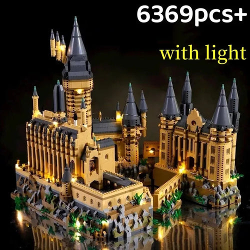 Magic Castle Micro Bricks Architecture Model – 6369pcs Medieval School Palace Build