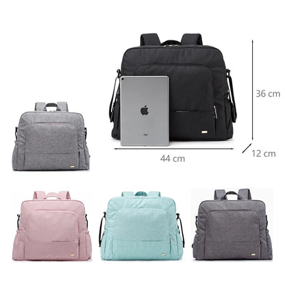 Soboba Large Waterproof Diaper Bag Backpack – Multi-Functional Nursing Bag