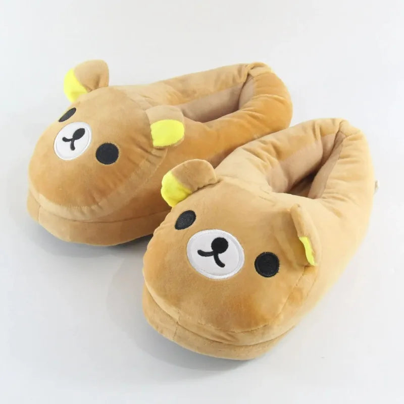 Cozy Bear Winter Slippers for Women
