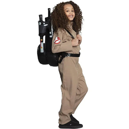 Ghostbusters Costume Jumpsuit with Proton Pack Bag – Kids & Adults