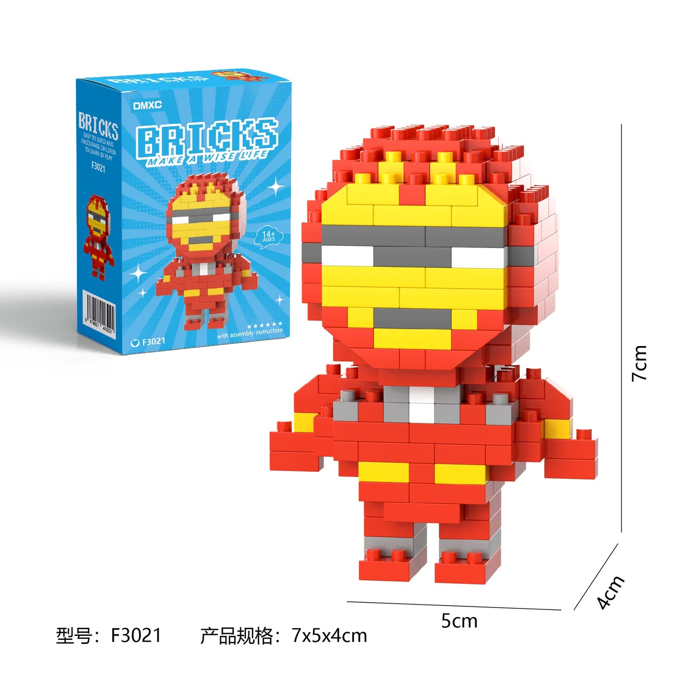 Superhero Mini Building Blocks Figure – Marvel Character Brick Toy