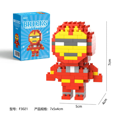 Superhero Mini Building Blocks Figure – Marvel Character Brick Toy