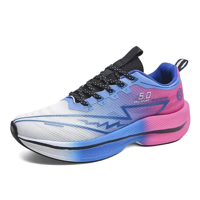 Carbon Plate Running Shoes – Soft Cushion Unisex Sneakers